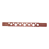 HoldRite 108-20 20 in Copper-Bonded Flat Pipe Support Bracket with Extruded Holes - 3
