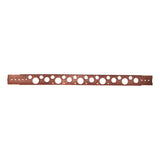 HoldRite 108-26 26 in. Copper-Bonded Flat Bracket with Extruded Holes for Copper Pipe - 2