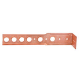 HoldRite 109-A-9 9-1/2 in Copper Bonded 90 Degree L Bracket for 1/2 in CTS Toilet Supply - 2