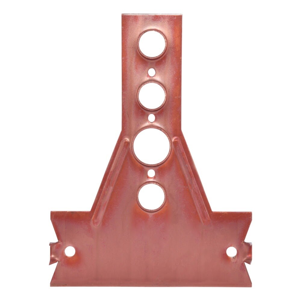 HoldRite 109-N-6 Copper-Bonded Steel Pipe Support Bracket for 1/2 in. and 3/4 in. Copper Pipe - 3