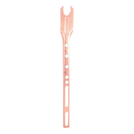 HoldRite 114-CR 23.25 in. Copper-Bonded Carrier Bracket with 1-1/8 in. Top Notch for 1 in. Flush Valves