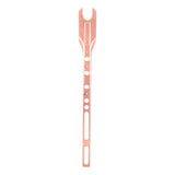 HoldRite 114-CR 23.25 in. Copper-Bonded Carrier Bracket with 1-1/8 in. Top Notch for 1 in. Flush Valves - 2
