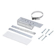 HoldRite 115 7 1/2 in. x 2 in. x 1 1/2 in. Galvanized Pipe on Pipe Bracket Kit for 1/2 in. to 2 in. Pipe