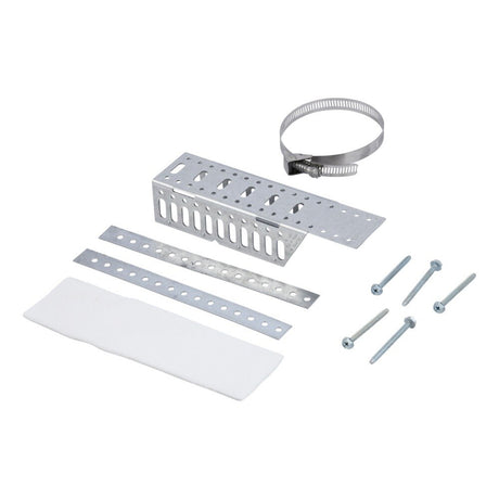 HoldRite 115 7 1/2 in. x 2 in. x 1 1/2 in. Galvanized Pipe on Pipe Bracket Kit for 1/2 in. to 2 in. Pipe