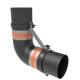 HoldRite 117-10K 10 in. No-Hub Short Sweep 90 Degree Bend Fitting Restraint - 2