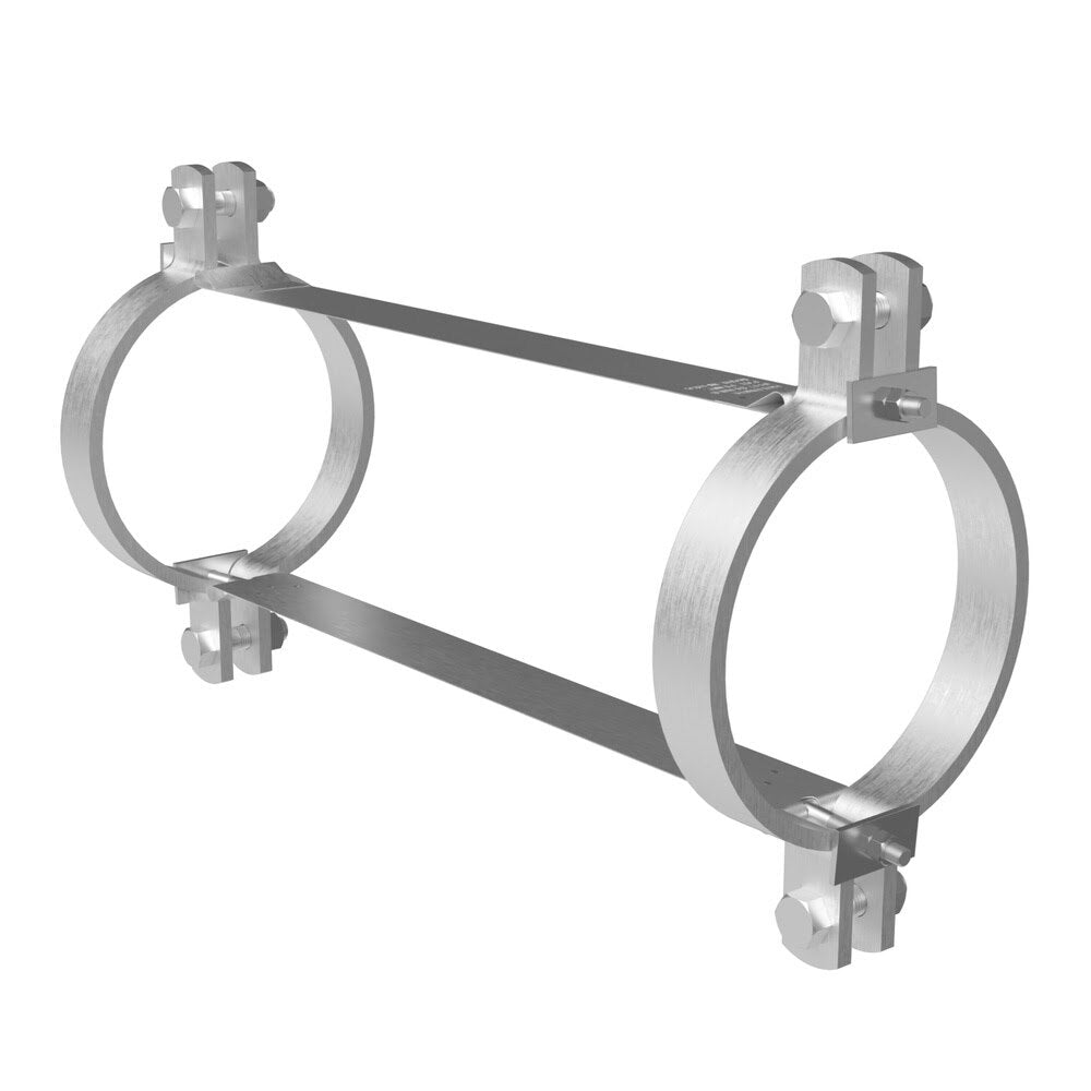 HoldRite 117-10T-G 10 in. Galvanized No-Hub Test Tee Fitting Restraint