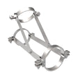 HoldRite 117-10W-G 10 in. Galvanized No-Hub Wye Fitting Restraint for DWV Cast Iron Pipe
