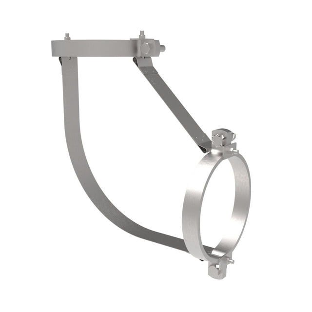 HoldRite 117-12K-G 12 in Galvanized No-Hub Short Sweep 90 Degree Bend Fitting Restraint Kit