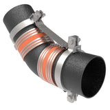 HoldRite 117-15L-G 15 in. Galvanized No-Hub 1/8 Bend Restraint for DWV Pipe - 2