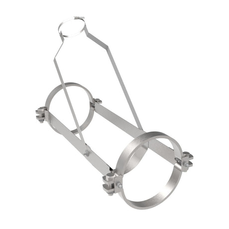 HoldRite 117-15x8WR-G 15 in x 8 in Galvanized No Hub Wye with Reducer Fitting Restraint Kit