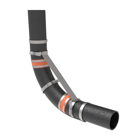 HoldRite 117-8K 8 in. No Hub Short Sweep or Quarter Bend Fitting Restraint