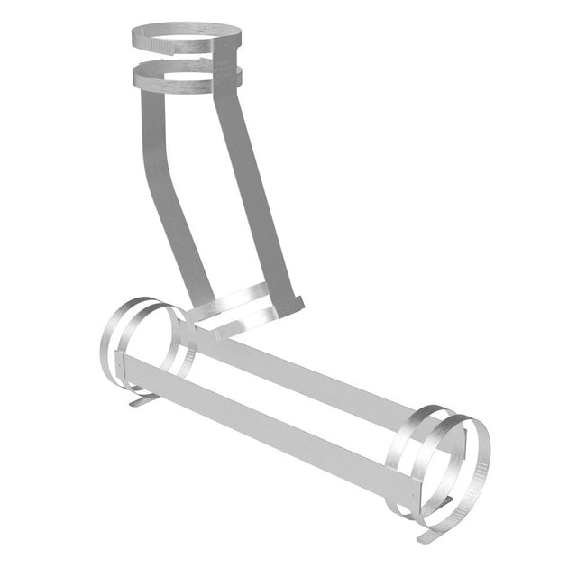 HoldRite 117-8x4CM 8 in. x 4 in. No Hub Combo Midstream Position Restraint for DWV Cast Iron Pipe