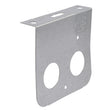 HoldRite 121-DLS 3 in Center Line Galvanized Dual Pipe Support Bracket for Copper PEX CPVC Tubing