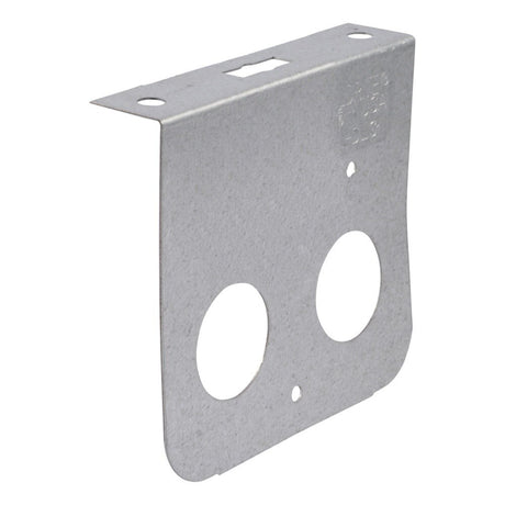 HoldRite 121-DLS 3 in Center Line Galvanized Dual Pipe Support Bracket for Copper PEX CPVC Tubing