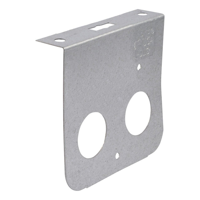 HoldRite 121-DLS 3 in Center Line Galvanized Dual Pipe Support Bracket for Copper PEX CPVC Tubing