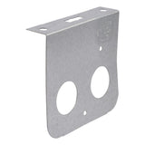 HoldRite 121-DLS 3 in Center Line Galvanized Dual Pipe Support Bracket for Copper PEX CPVC Tubing - 2