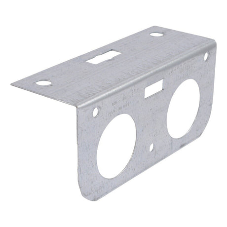 HoldRite 121-DS Galvanized Steel Dual Pipe Bracket for Copper PEX and CPVC Tubing
