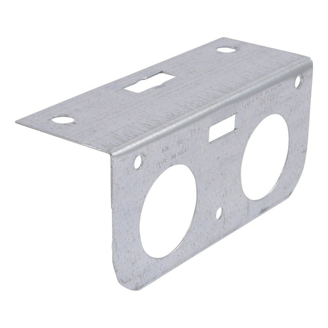HoldRite 121-DS Galvanized Steel Dual Pipe Bracket for Copper PEX and CPVC Tubing