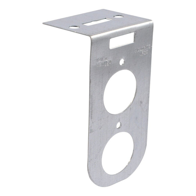 HoldRite 121-L 2-1/2 in. x 5 in. Galvanized Steel 2-Line Pipe Support Bracket