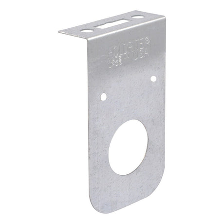 HoldRite 121-RLS Galvanized Steel Pipe Support Bracket for One Copper PEX or CPVC Tube 4.53 in x 2.62 in x 1 in