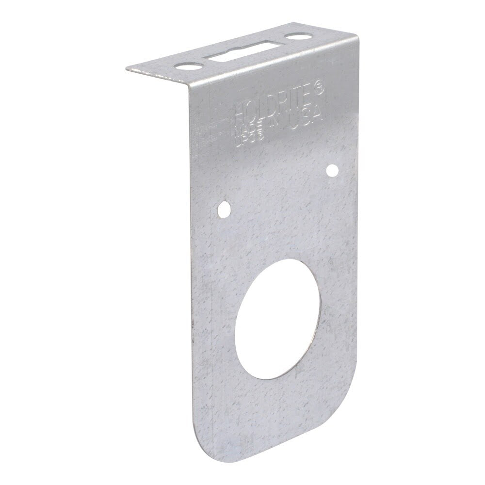 HoldRite 121-RLS Galvanized Steel Pipe Support Bracket for One Copper PEX or CPVC Tube 4.53 in x 2.62 in x 1 in - 2