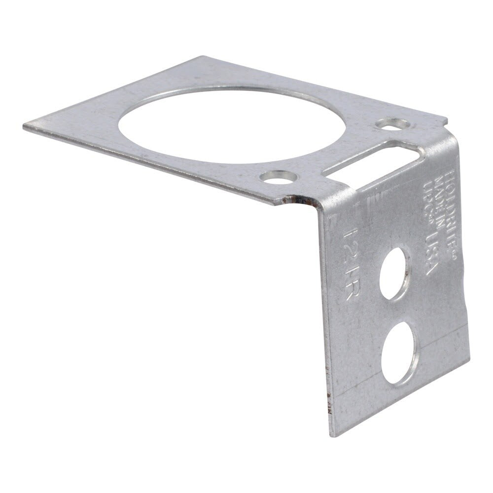HoldRite 121-R Galvanized Steel Pipe Bracket for Copper PEX or CPVC Tube 2 in. x 1-3/4 in. x 1-1/2 in.
