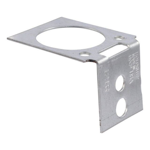 HoldRite 121-R Galvanized Steel Pipe Bracket for Copper PEX or CPVC Tube 2 in. x 1-3/4 in. x 1-1/2 in.