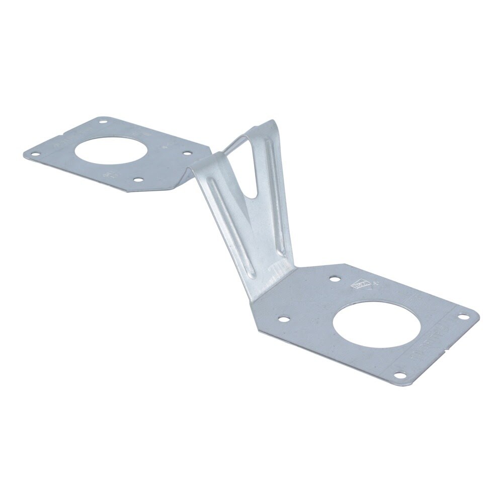 HoldRite 125-D Galvanized Steel Concrete Insert Bracket for Parallel Pipe Support 9-5/8 in. x 5 in.