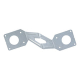 HoldRite 125-D Galvanized Steel Concrete Insert Bracket for Parallel Pipe Support 9-5/8 in. x 5 in. - 2