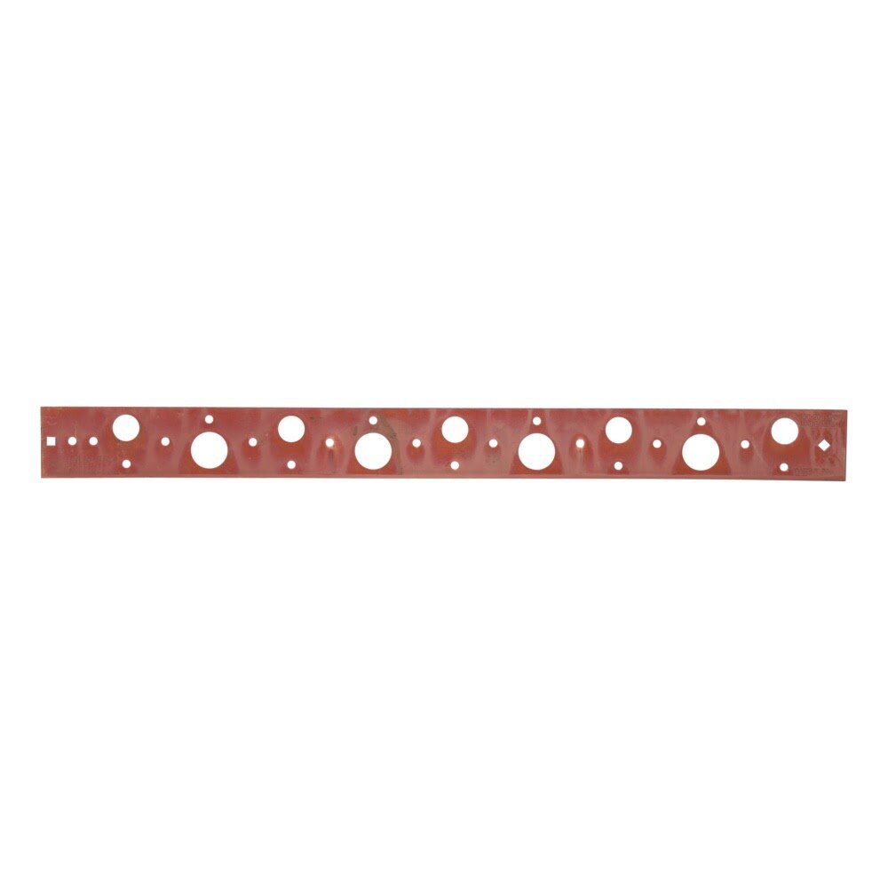 HoldRite 150-20 20 in. Copper-Bonded Flat Bracket for 1/2 in. or 3/4 in. Pipe - 3