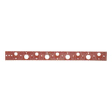 HoldRite 150-20 20 in. Copper-Bonded Flat Bracket for 1/2 in. or 3/4 in. Pipe - 3