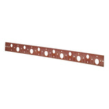 HoldRite 150-26 26 in Copper Bonded Flat Bracket for 1/2 in or 3/4 in Pipe