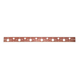 HoldRite 150-26 26 in Copper Bonded Flat Bracket for 1/2 in or 3/4 in Pipe - 2