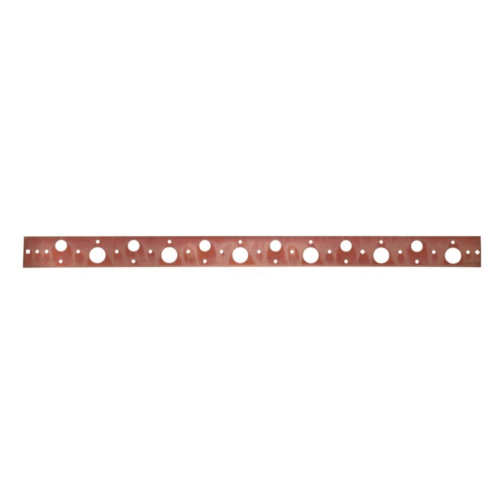 HoldRite 150-26 26 in Copper Bonded Flat Bracket for 1/2 in or 3/4 in Pipe - 3