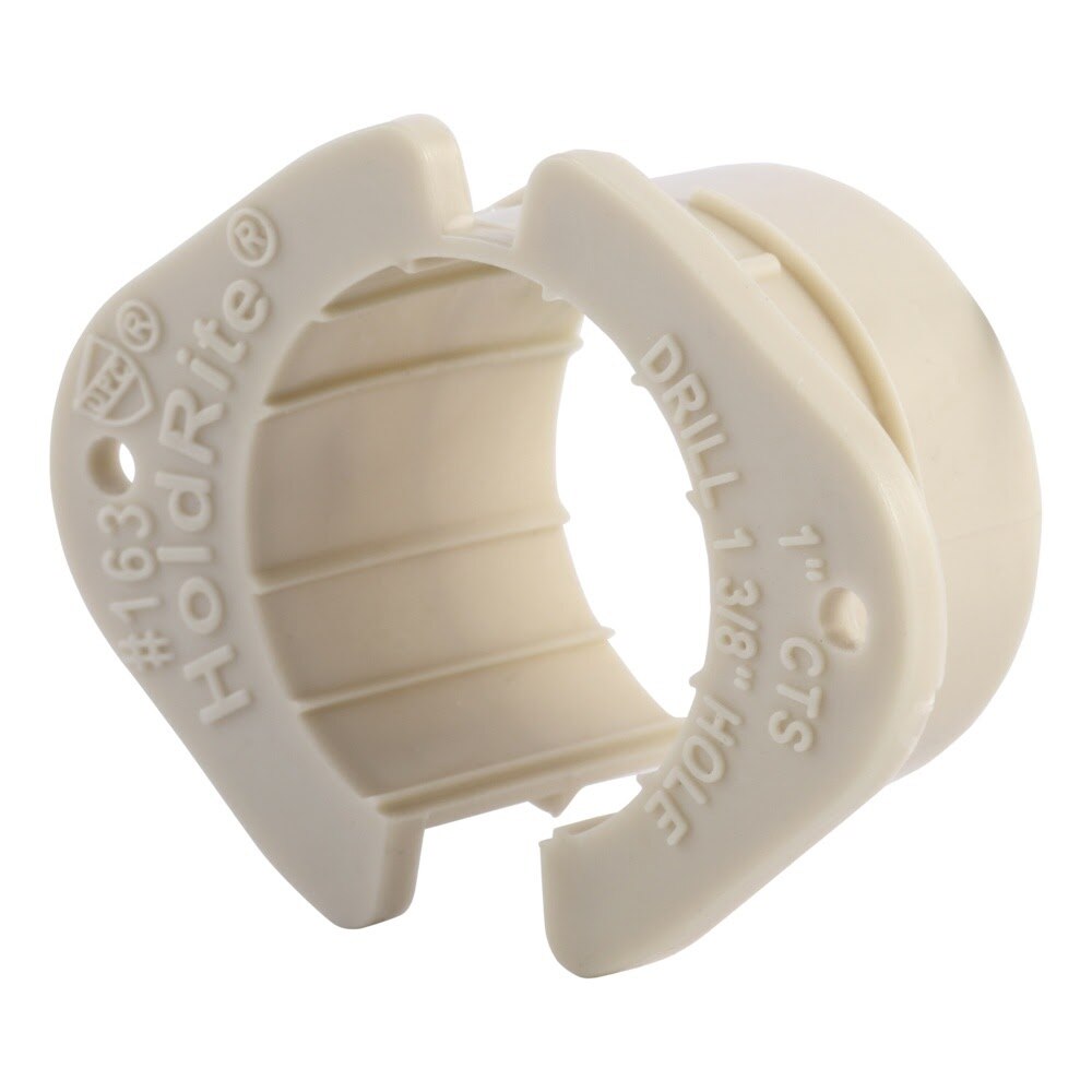 HoldRite 163 1 in. Plastic Through-Stud Tube Isolator Insert for 1-3/8 in. Hole