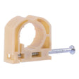 HoldRite 181 1/2 in. Plastic Full S-Nail Pipe Support Clamp with Nail