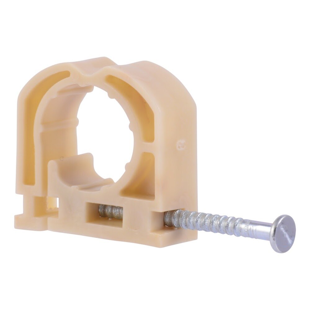 HoldRite 181 1/2 in. Plastic Full S-Nail Pipe Support Clamp with Nail - 3