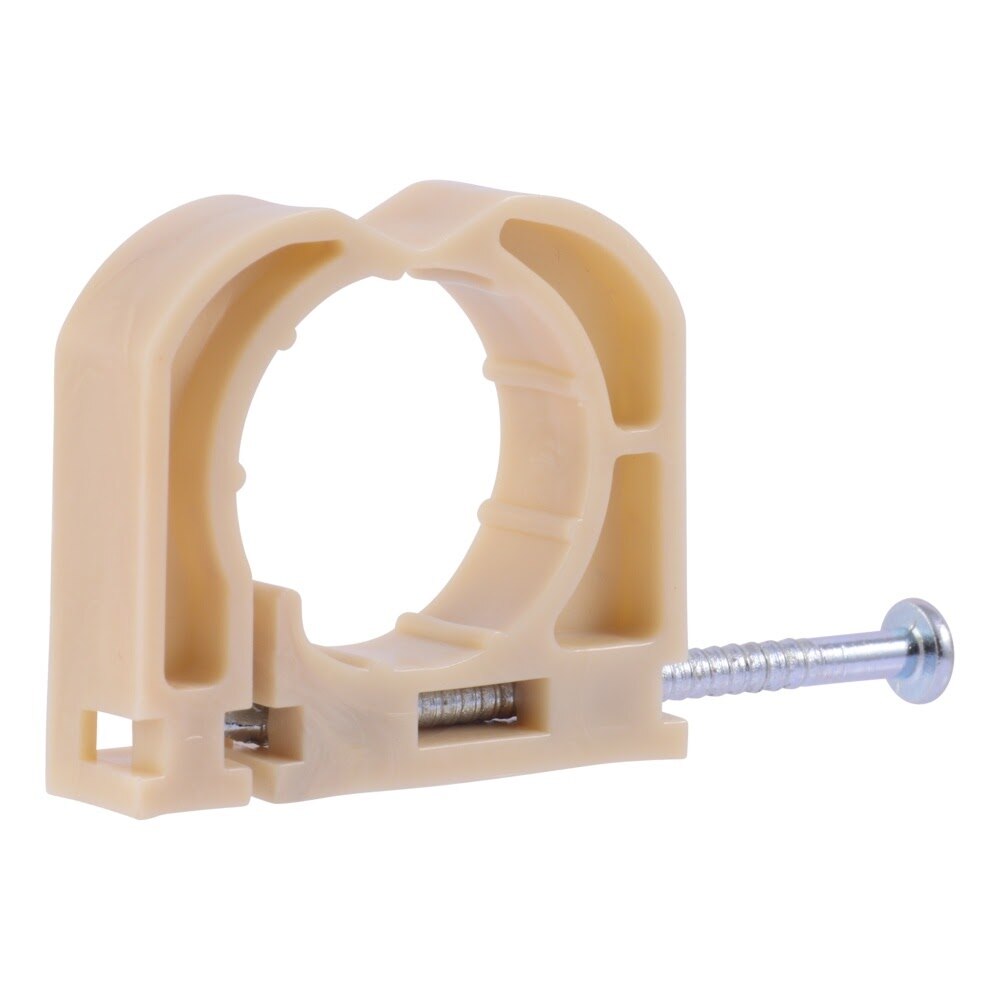 HoldRite 182 3/4 in. Plastic Full S-Nail Clamp with Nail for Copper PEX and CPVC