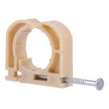 HoldRite 182 3/4 in. Plastic Full S-Nail Clamp with Nail for Copper PEX and CPVC - 3