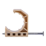 HoldRite 193 1 in. Plastic Half S-Nail Clamp for Copper PEX and CPVC Tubing - 2