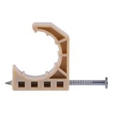 HoldRite 193 1 in. Plastic Half S-Nail Clamp for Copper PEX and CPVC Tubing - 2