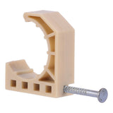 HoldRite 193 1 in. Plastic Half S-Nail Clamp for Copper PEX and CPVC Tubing - 3