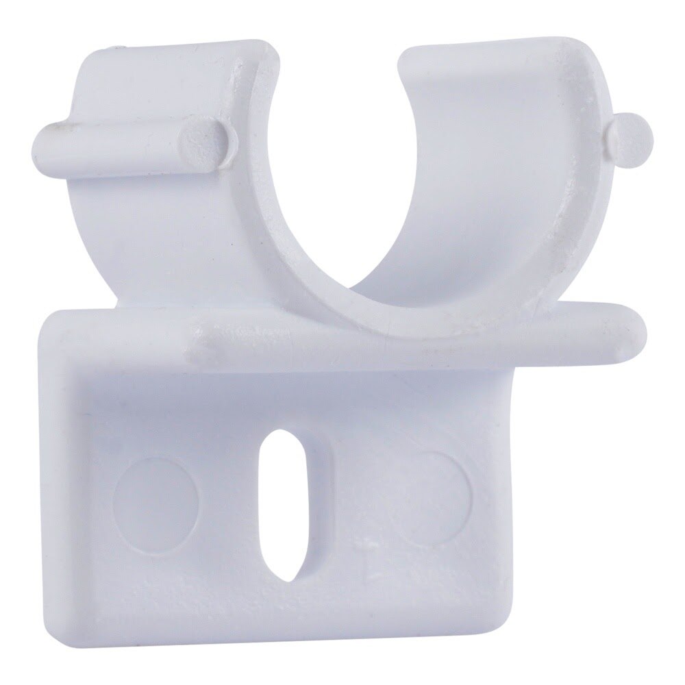 HoldRite 211 1/2 in. Fire Retardant PVC Half Moon Snap Clamp for Copper PEX and CPVC Pipe