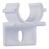 HoldRite 211 1/2 in. Fire Retardant PVC Half Moon Snap Clamp for Copper PEX and CPVC Pipe