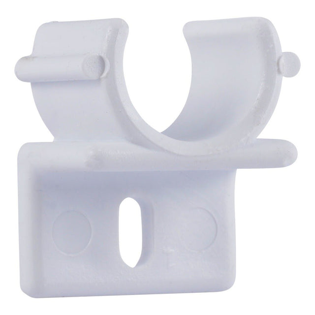 HoldRite 211 1/2 in. Fire Retardant PVC Half Moon Snap Clamp for Copper PEX and CPVC Pipe
