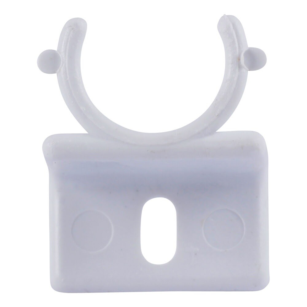 HoldRite 211 1/2 in. Fire Retardant PVC Half Moon Snap Clamp for Copper PEX and CPVC Pipe - 2