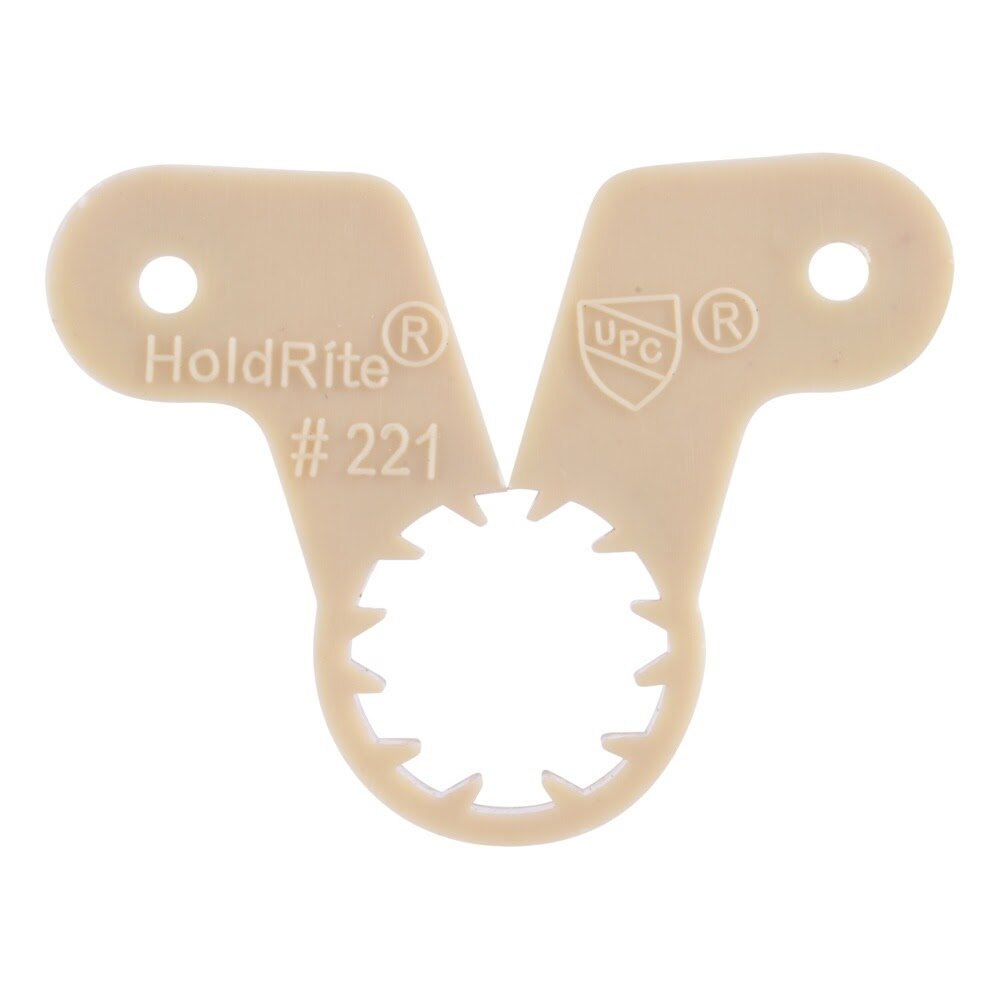 HoldRite 221 1/2 in. CTS Plastic Suspension Pipe Clamp for Copper PEX and CPVC Tubing - 2