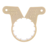 HoldRite 224 1-1/4 in. CTS Plastic Suspension Pipe Clamp for Copper PEX and CPVC - 2