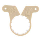 HoldRite 224 1-1/4 in. CTS Plastic Suspension Pipe Clamp for Copper PEX and CPVC - 2