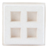 HoldRite 275-T 2 in x 2 in x 0.75 in Acoustical Neoprene Riser Pad with Steel Plate and Tabs - 2